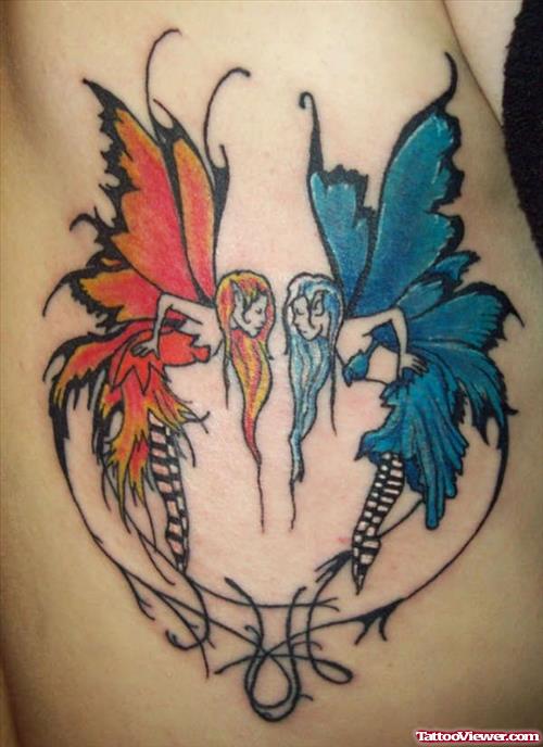 Fairies Heart Tattoo
