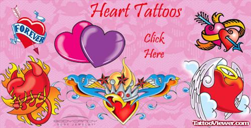 Beautiful Heart Tattoos Designs