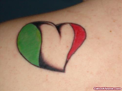 Irish Heart Tattoo