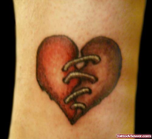 Cute Broken Heart Tattoo