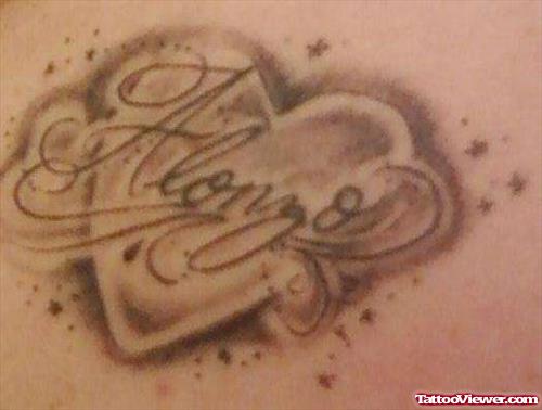 Along Heart Tattoo