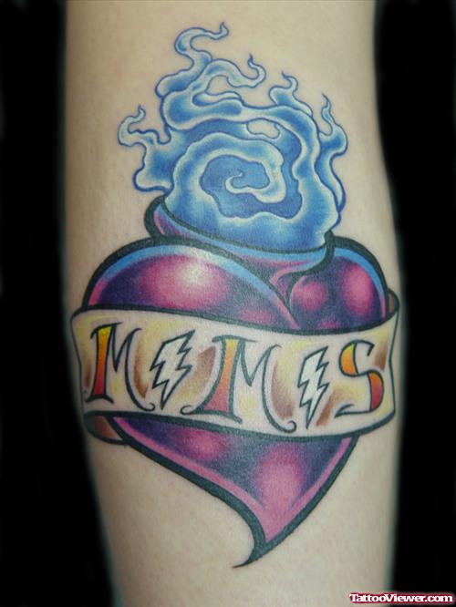 MMS Banner And Sacred Heart Tattoo