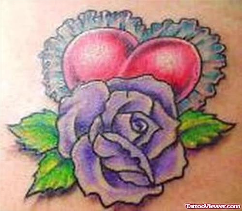 Graceful Heart Tattoo For Young