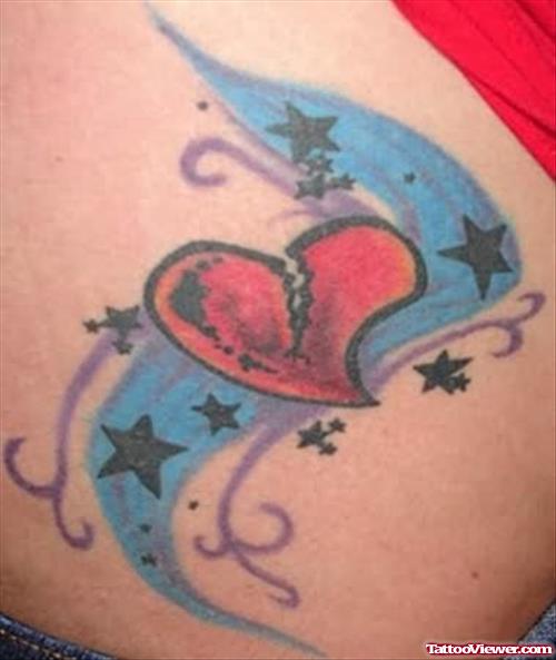 Crack Heart Tattoo