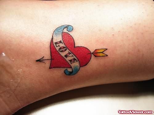 Love and Heart Tattoo