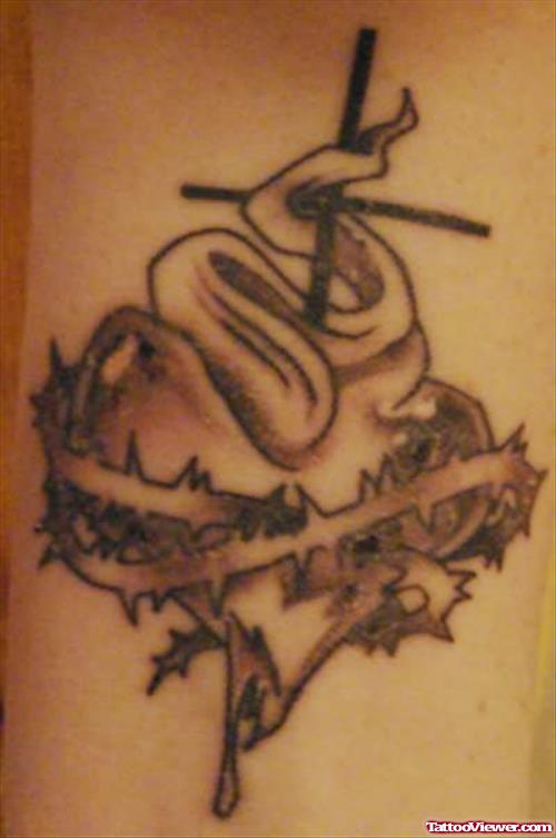Sacred Heart Tattoo Image