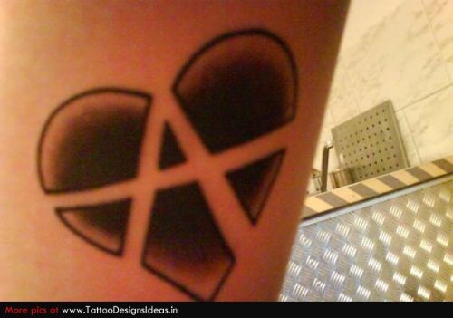 Anarchy Heart Tattoo
