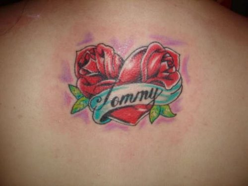 Name In Heart Tattoo
