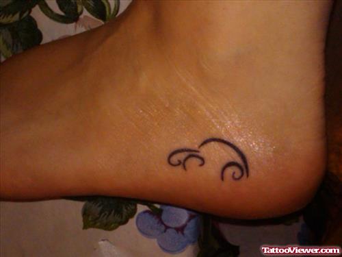 Tribal Heel Tattoo
