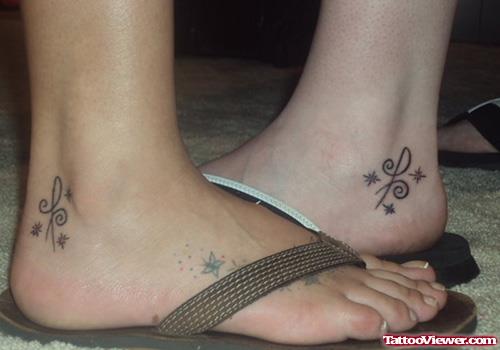 Zibu Friendship Heel Tattoos For Girls