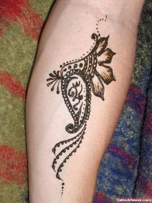 Awful Henna Tattoo On Arm