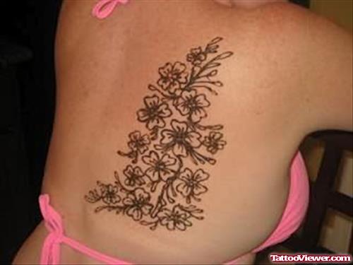 Henna Tattoo Designs On Rib