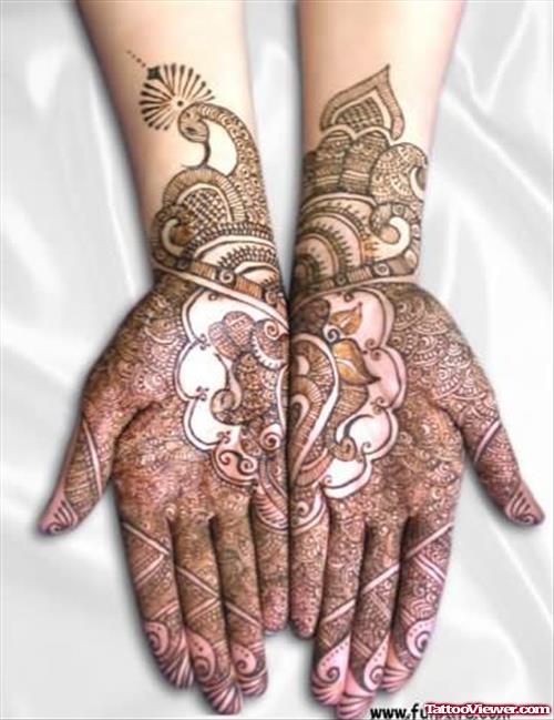 Henna Mehndi Tattoos On Hands