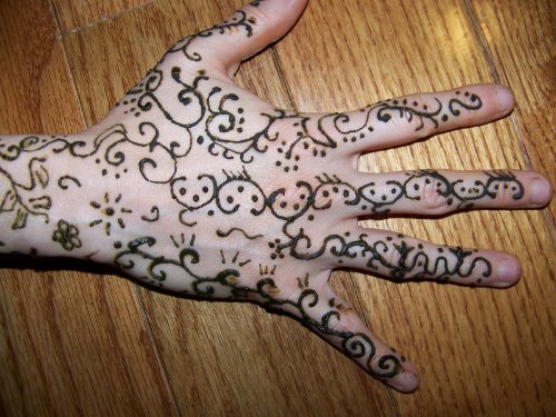 Henna Hand Tattoo