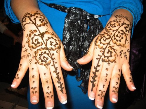 Henna Tattoos On Back Hands