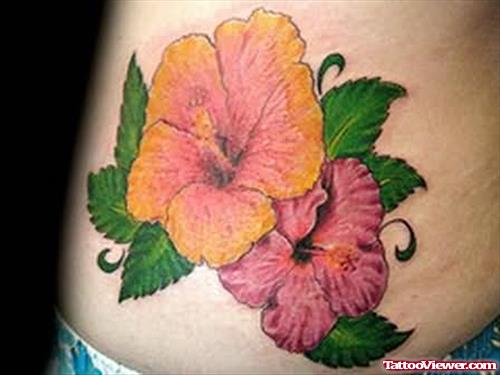 Mind Blowing Hibiscus Tattoo
