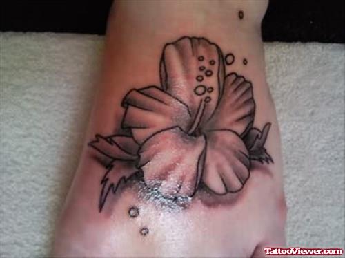 Hibiscus Foot Tattoo Ideas