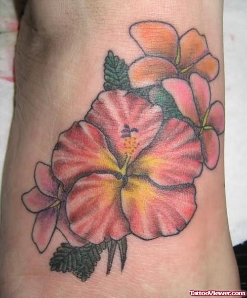 Hibiscus Flowers Tattoo
