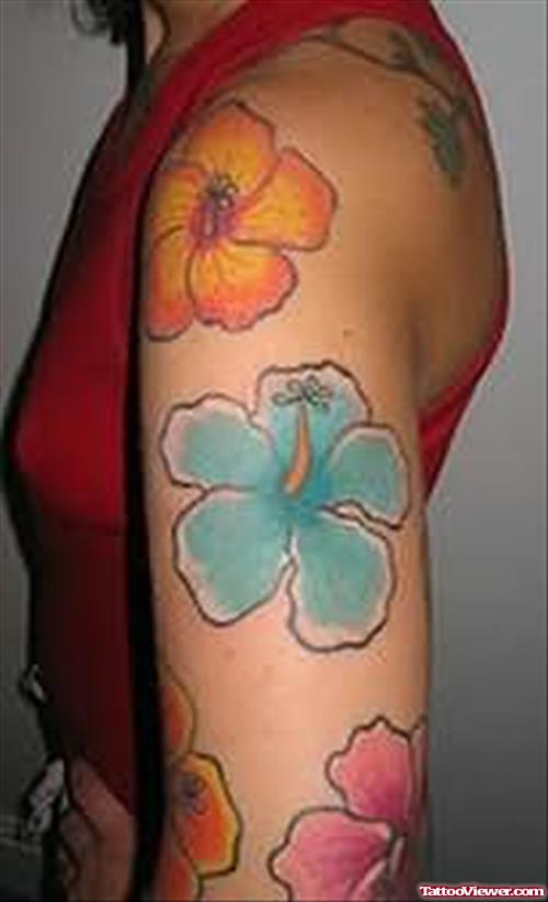 A Hibiscus Flower Tattoo