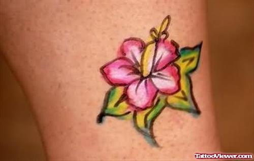 Hawaiian Hibiscus Tattoo