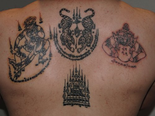 Hinduism Tattoos On Back Body
