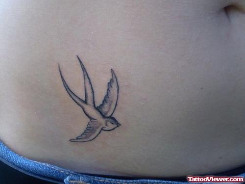 Swallow Hip Tattoo
