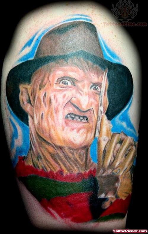Horror Skeleton Tattoo