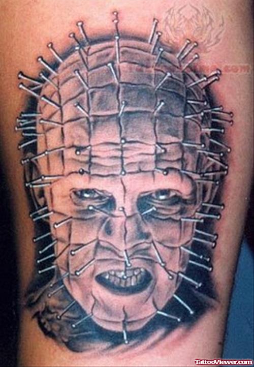 Horror Head Tattoo