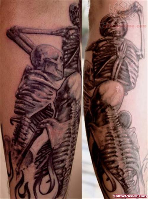 Skeletons - Horror Tattoos