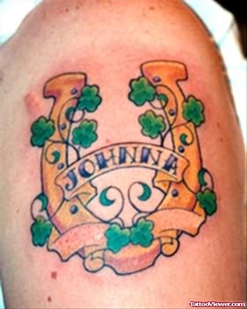 Irish Horseshoe Tattoo