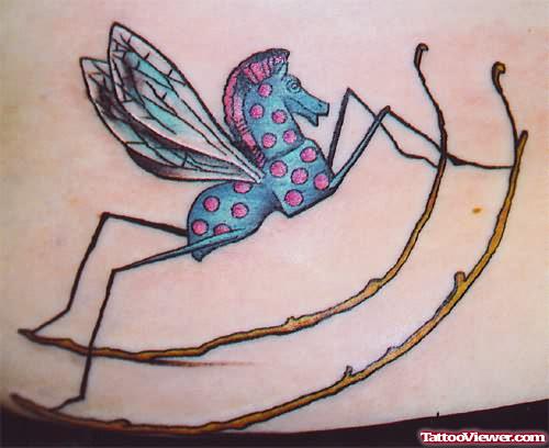 Horse Fly Tattoo Design