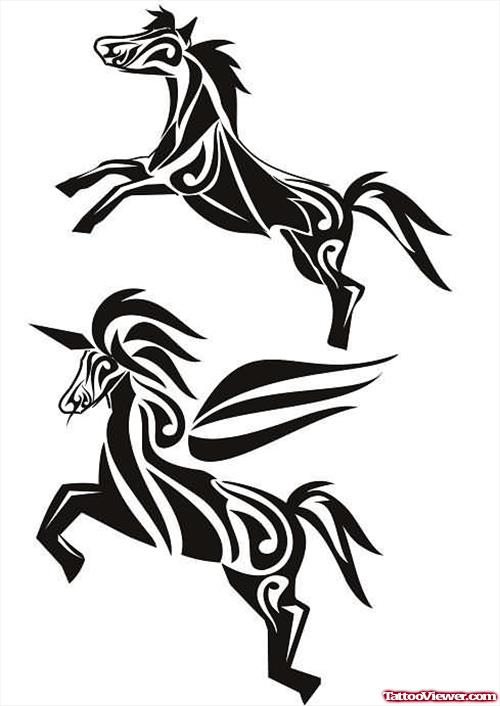 Celtic Horse Tattoo Designs