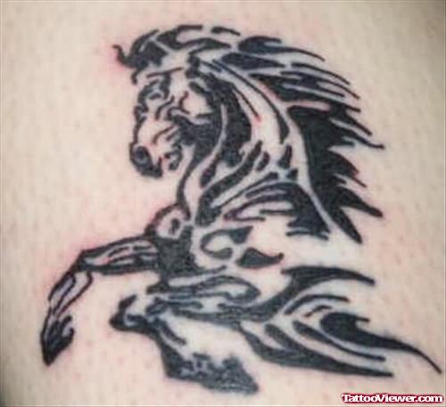 Jumping Horse Tattoo