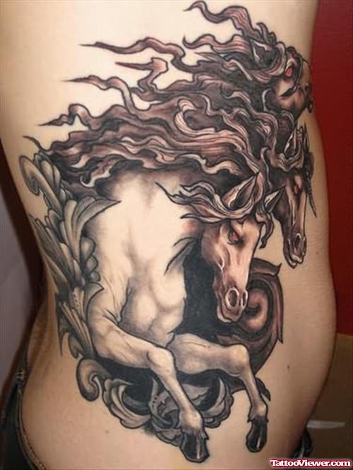 Big Hairs Horse Tattoo