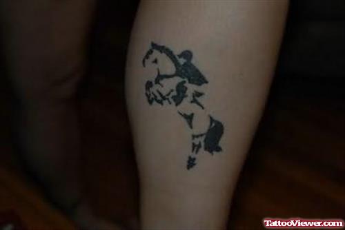 Trendy Horse Tattoo Art