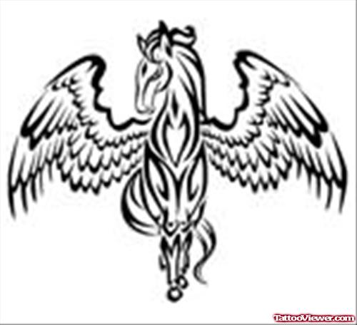 Hirse Wings Tattoo Sample