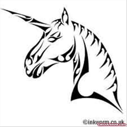 Tribal Horse Tattoos Design