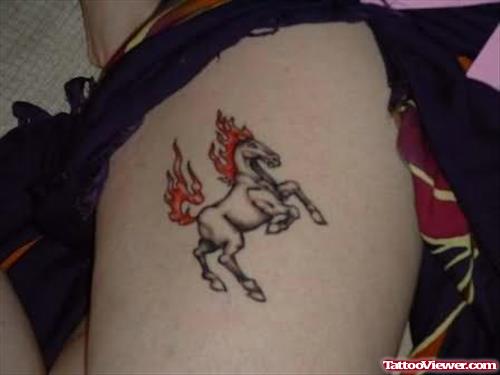 Mind Blowing Horse Tattoo