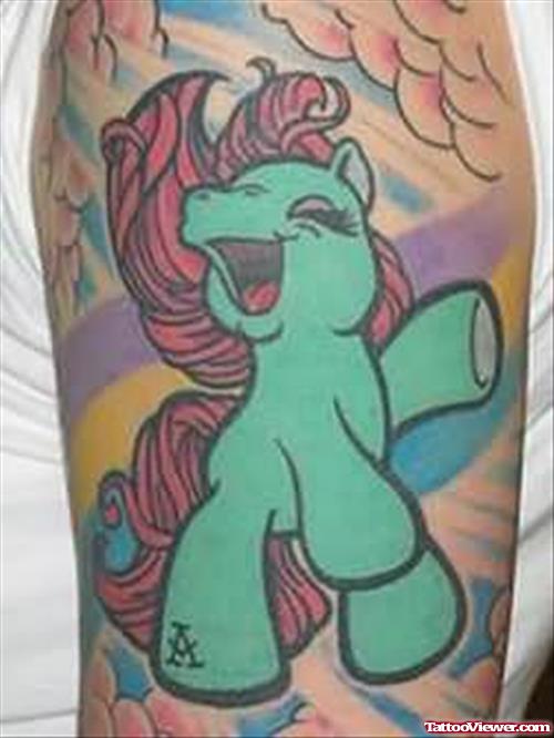 A Pony Horse Tattoo
