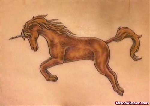 A Brown Horse Tattoo