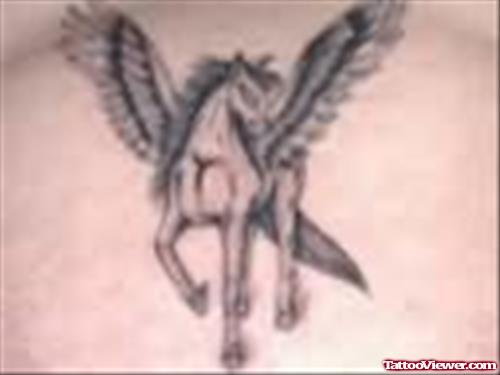 Wings Horse Tattoo