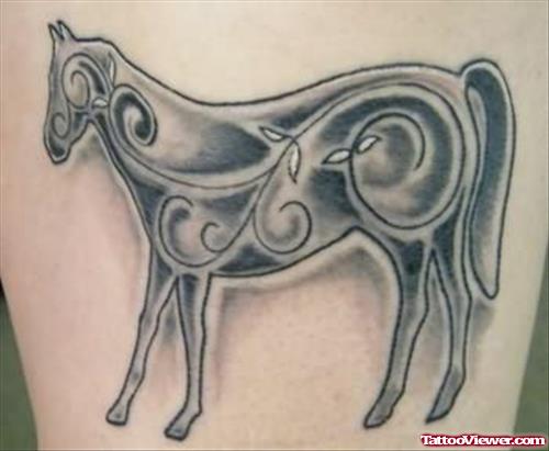 New Design Horse Tattoo