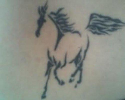 Graceful Horse Tattoo
