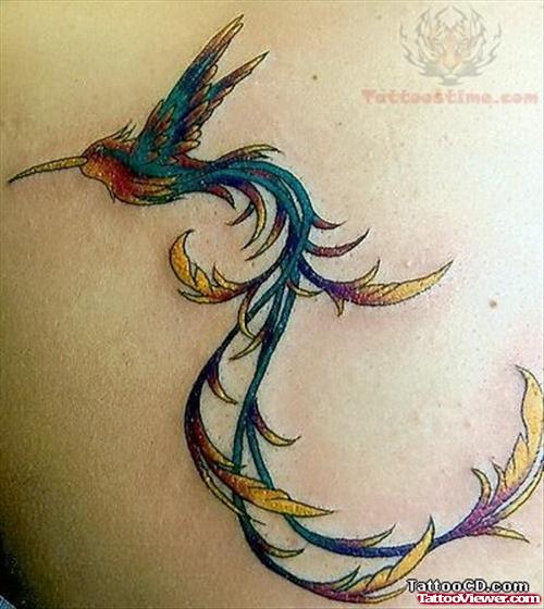 Hummingbird Phoenix Tattoo