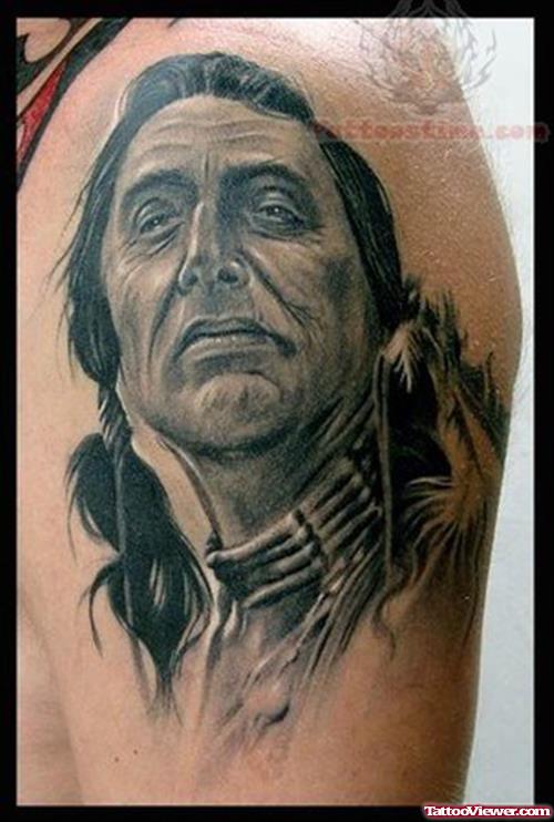 Indian Portrait Tattoo