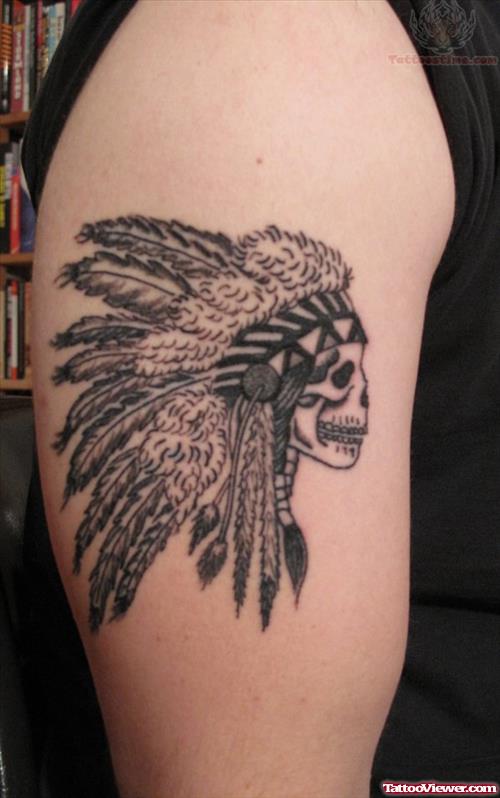 Indian Small Tattoo On Bicep