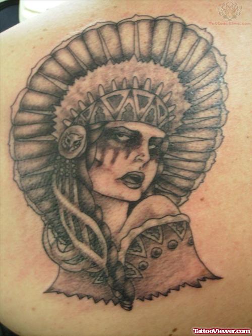 Indian Woman Tattoo
