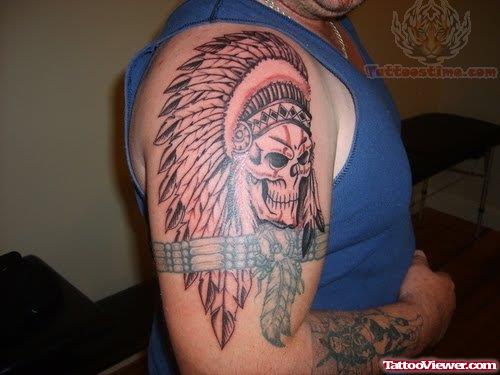 Large Armband Indian Tattoo
