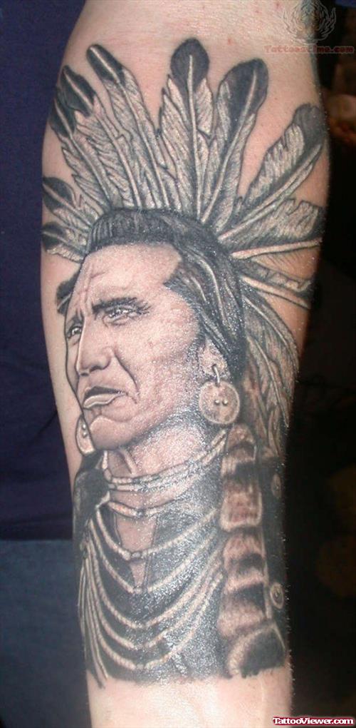Indian Native Tattoo