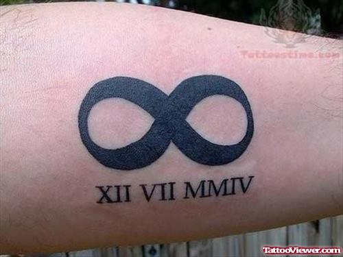 Elegant Infinity Tattoo On Arm